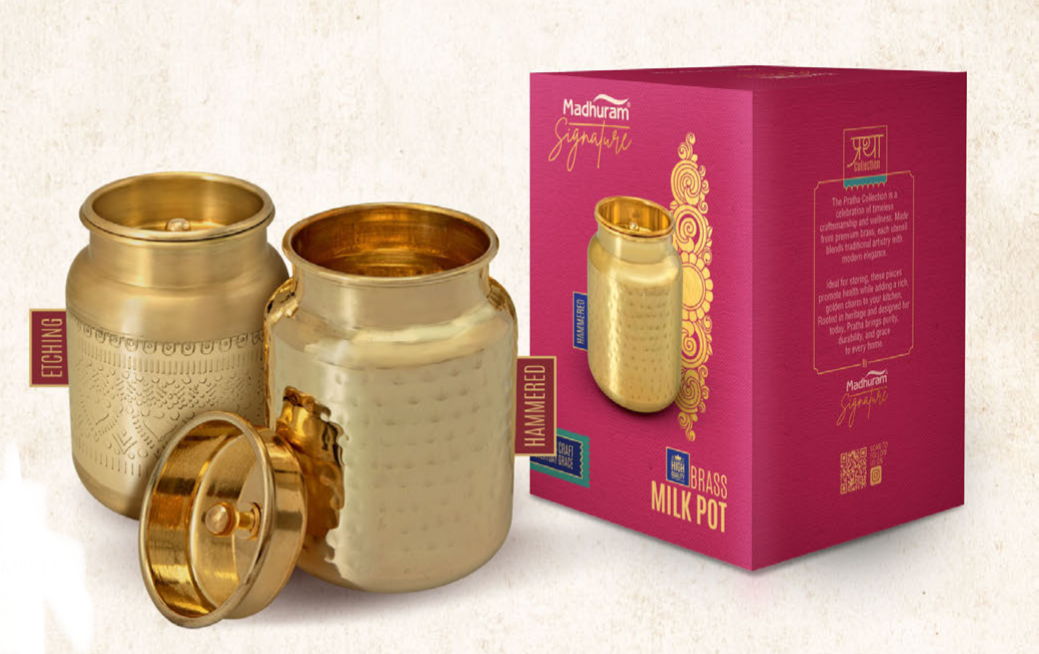 Designer milk pot