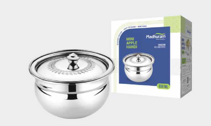 Mini Apple handi steel lid size 8