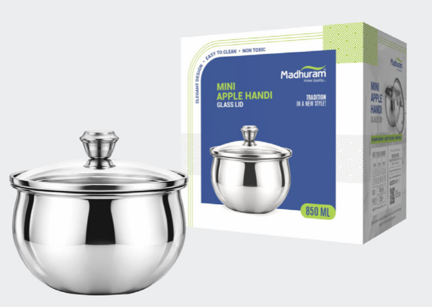 Mini Apple handi glass lid