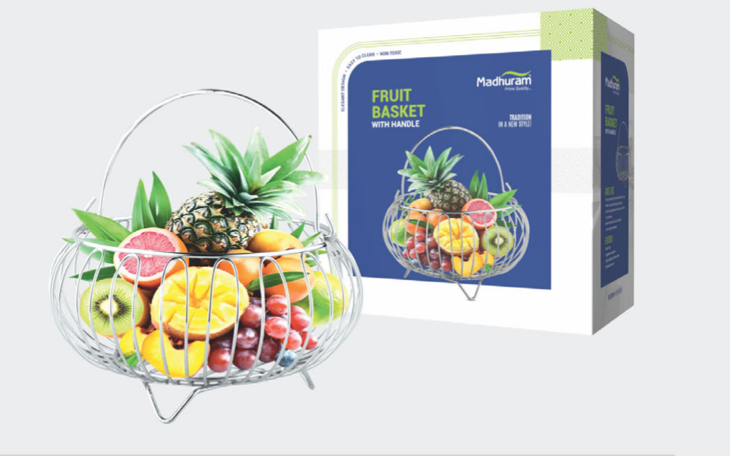 Fruit basket with handle