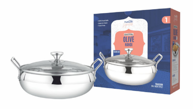 Olive handi glass lid