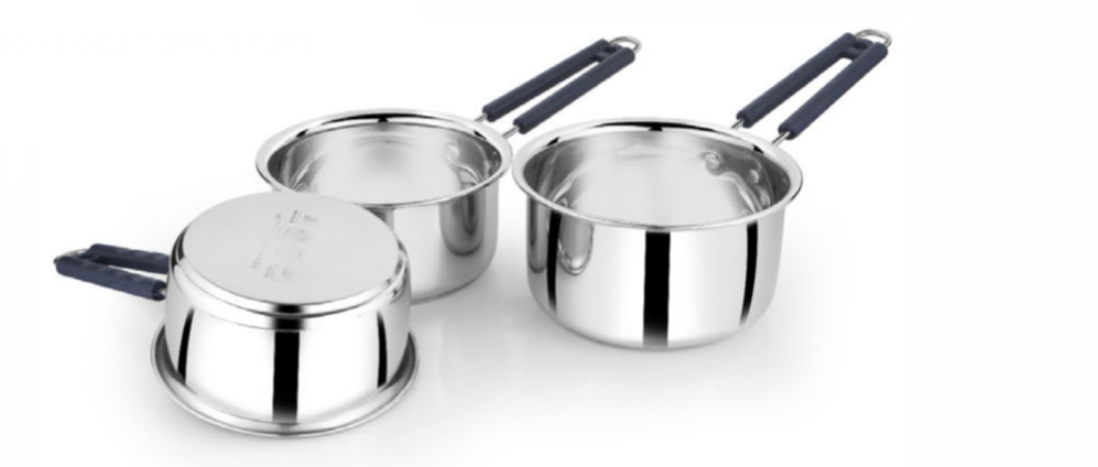Induction bottom saucepan