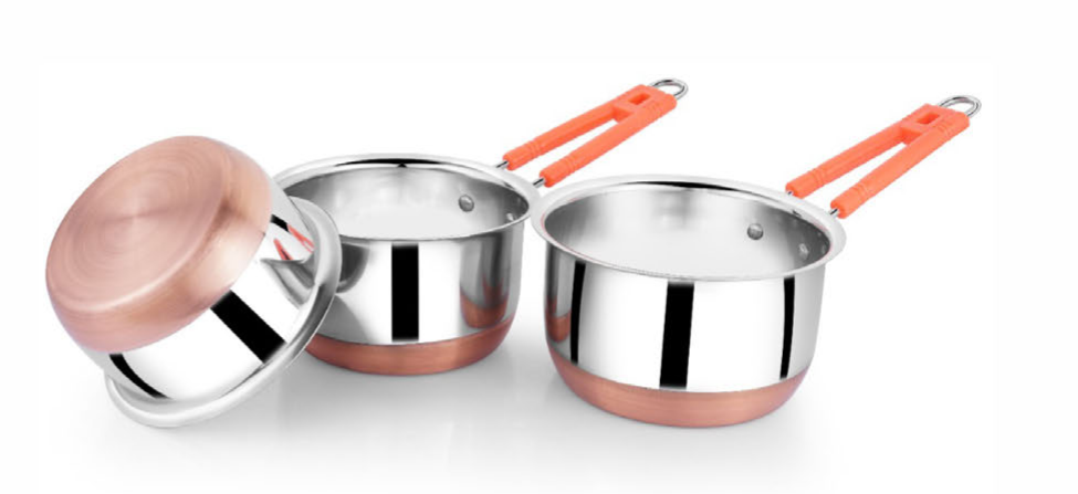 Copper bottom sauce pan