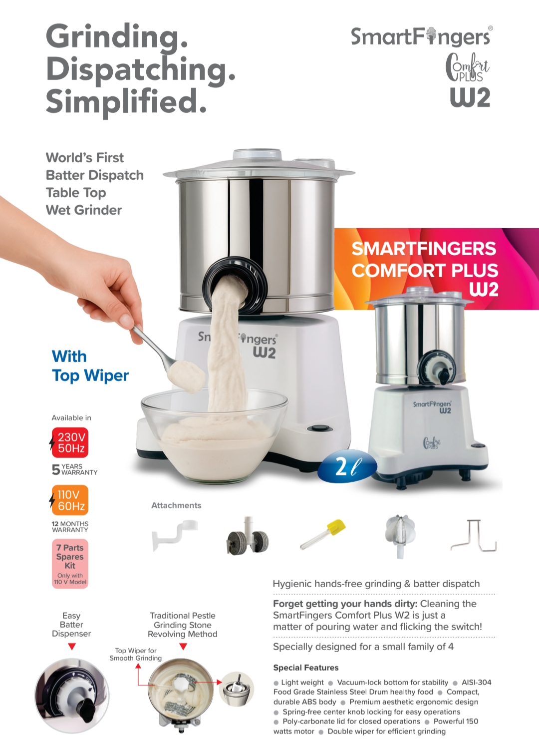Smart fingers comfort plus w2