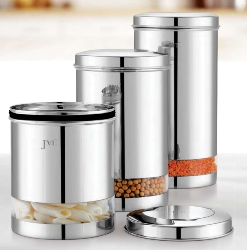 Trendy clear canister