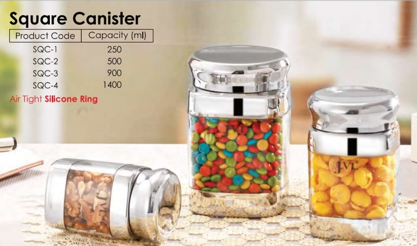 Square canister