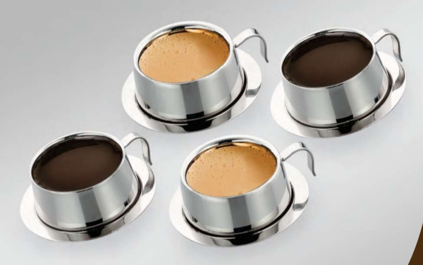 Cup with coaster