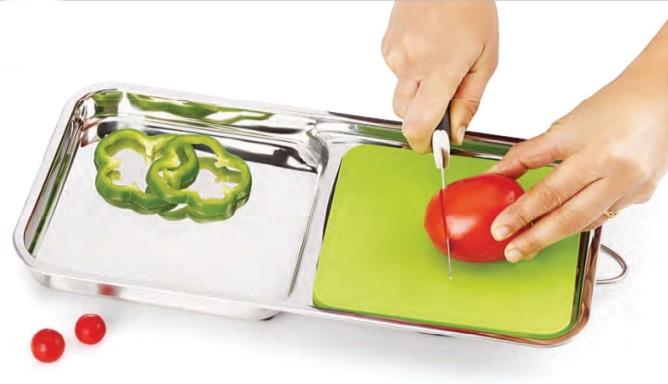 Rectangular vegetable chopper