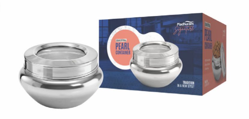 Pearl container glass lid size 1