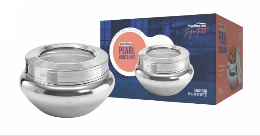 Pearl container glass lid size 3