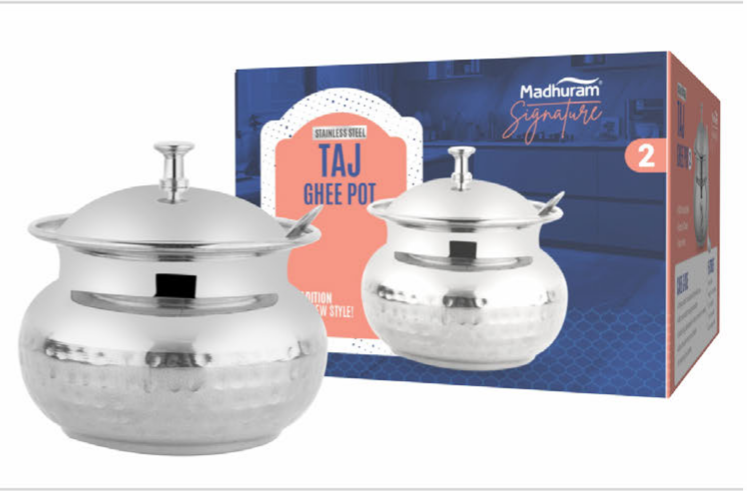 Taj ghee pot