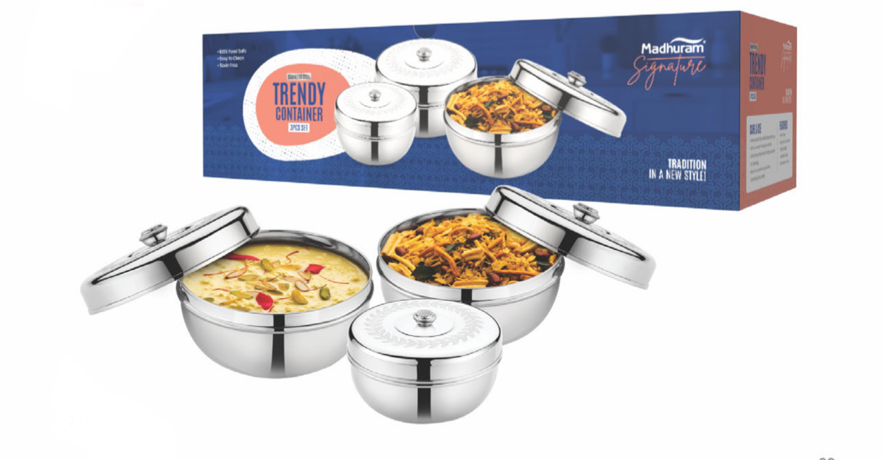 Trendy container 3pcs set
