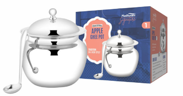Apple ghee pot