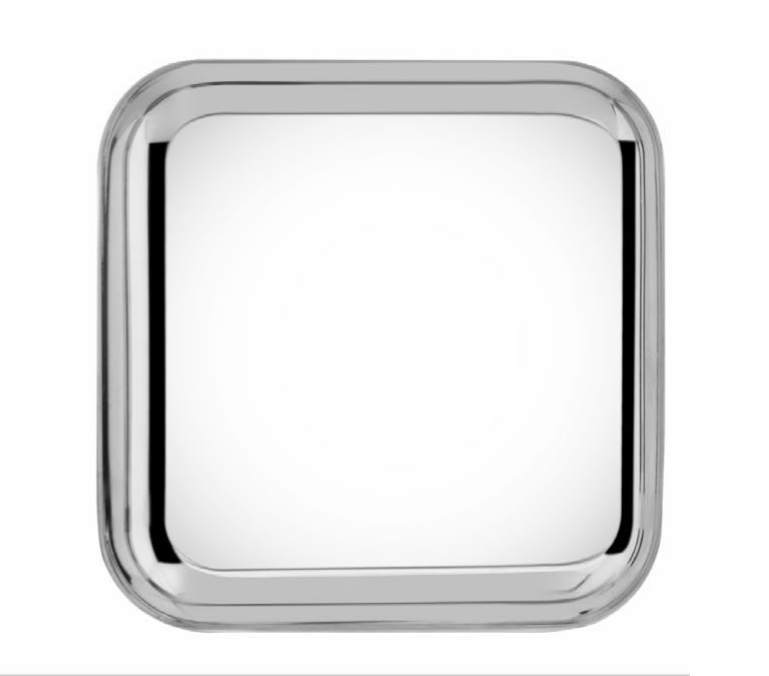 Square china plate
