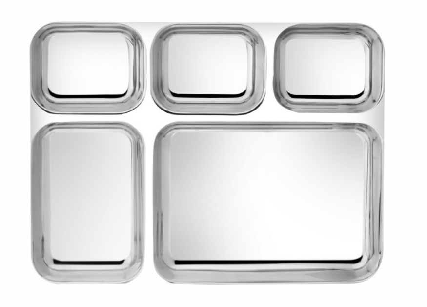 5in1 square plate